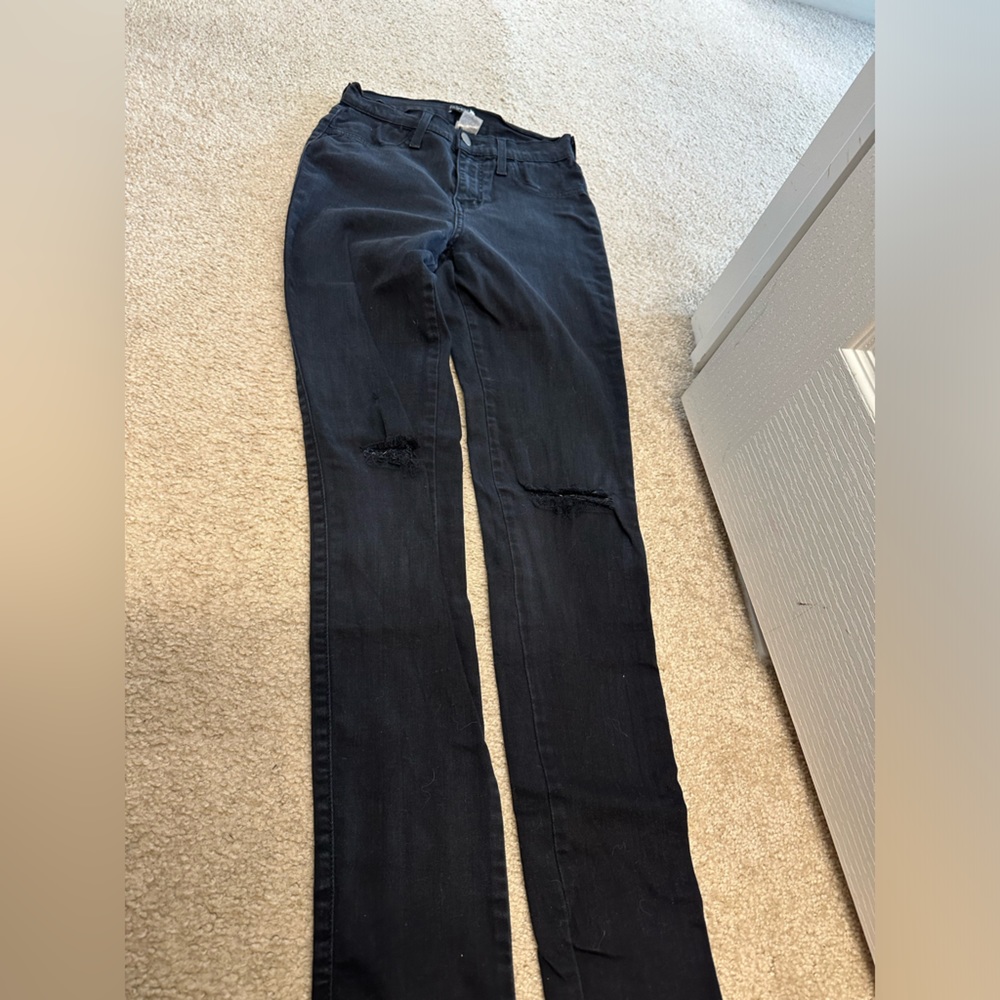 Black ripped jeans - super comfy